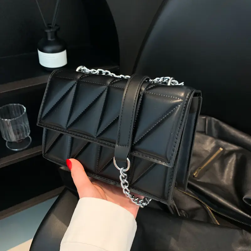 Women's Chain Shoulder Bag 2023 New Style Square Bag - Image 2