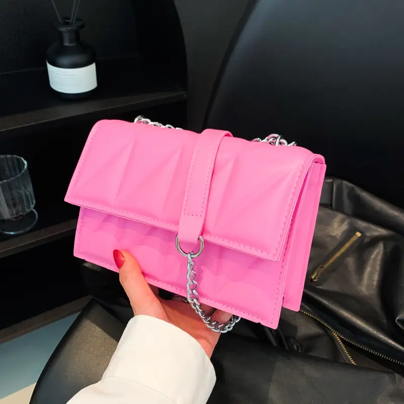 Women's Chain Shoulder Bag 2023 New Style Square Bag - Image 3