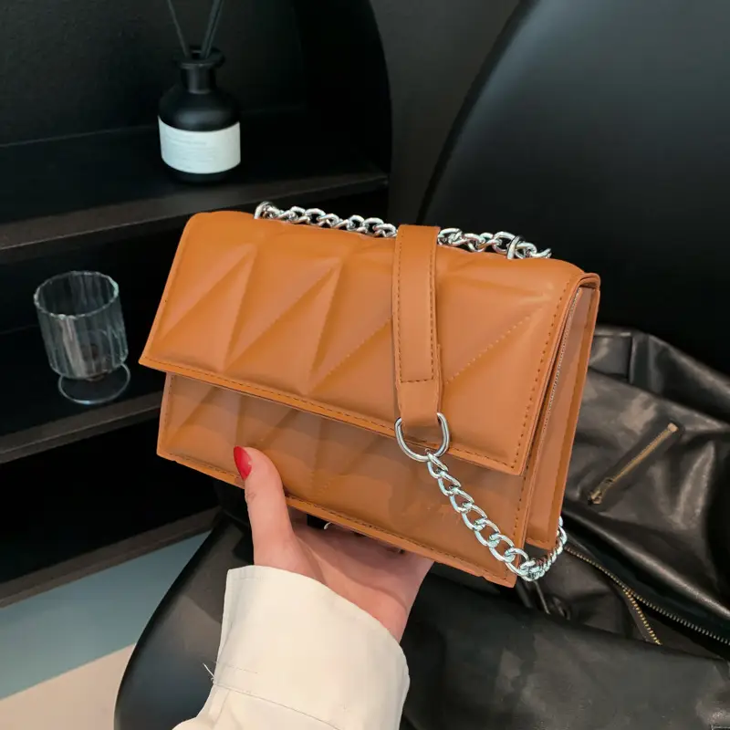 Women's Chain Shoulder Bag 2023 New Style Square Bag - Image 5