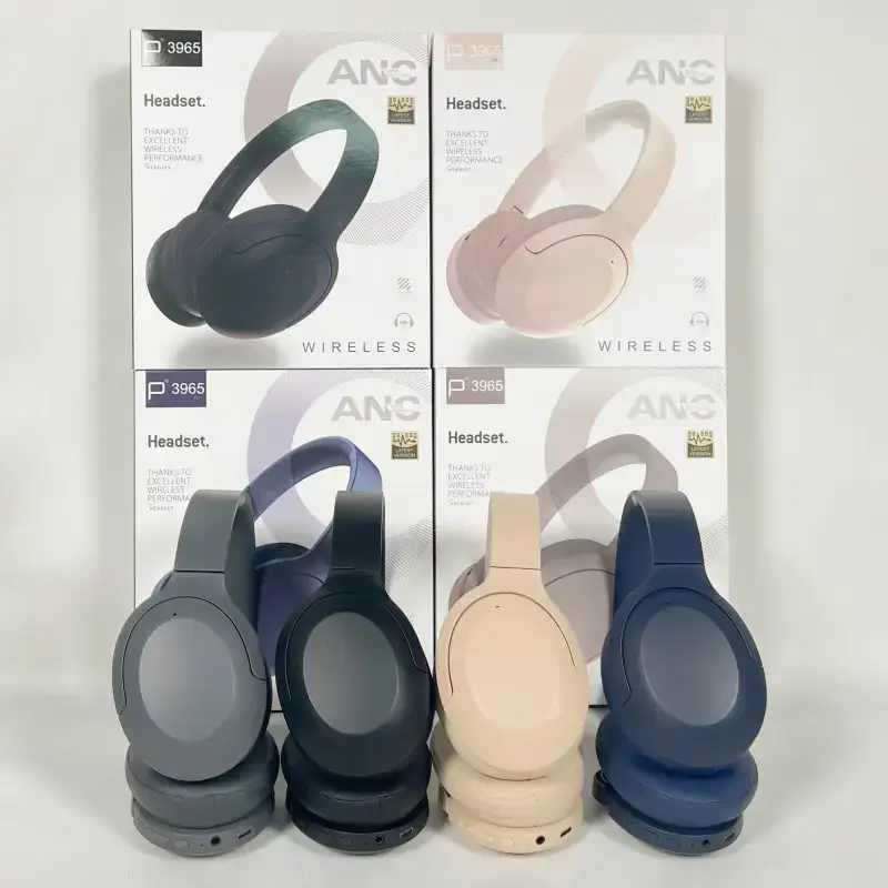 Wireless Noise-Canceling Bluetooth Headset Blue ANC — feature 26