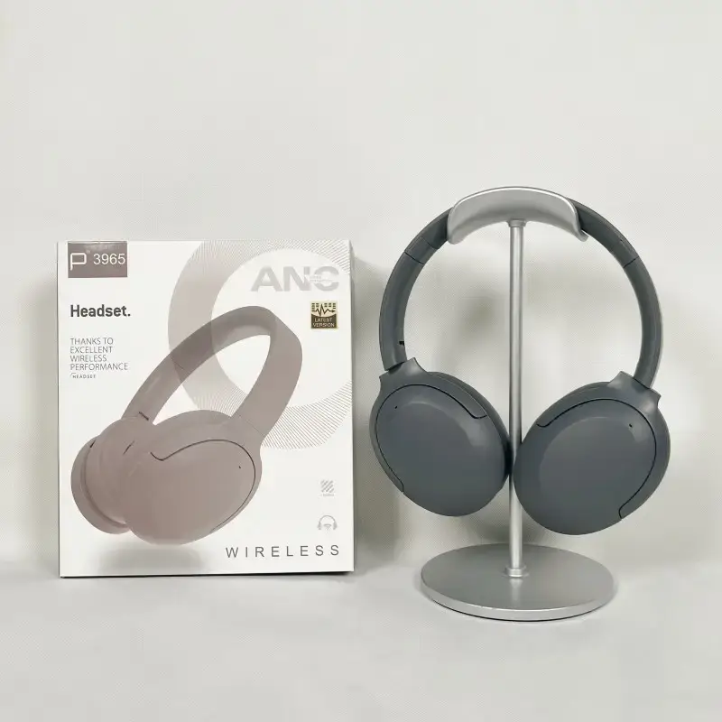 Wireless Noise-Canceling Bluetooth Headset Blue ANC - Image 2