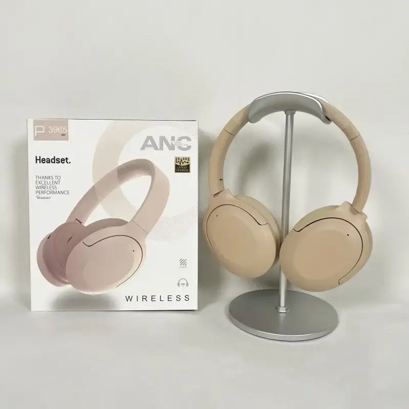 Wireless Noise-Canceling Bluetooth Headset Blue ANC - Image 3