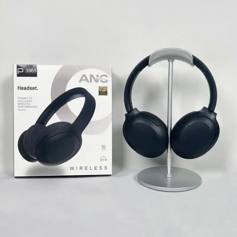 Wireless Noise-Canceling Bluetooth Headset Blue ANC - Image 4
