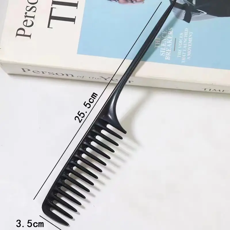Pointed Tail Comb Carbon Fiber Haircut Tool - Image 13