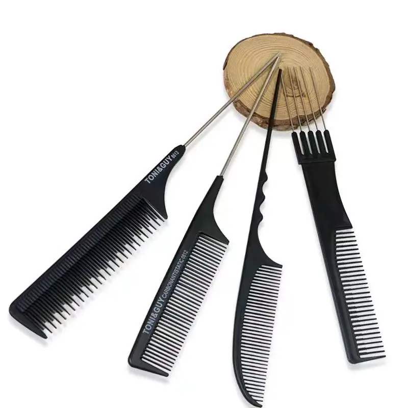 Pointed Tail Comb Carbon Fiber Haircut Tool - Image 7