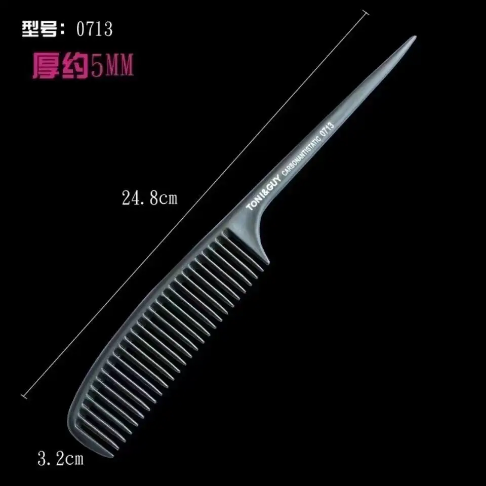 Pointed Tail Comb Carbon Fiber Haircut Tool - Image 8