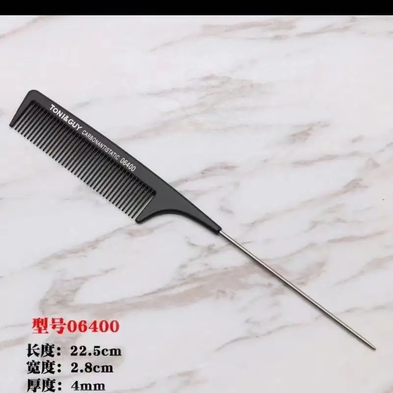 Pointed Tail Comb Carbon Fiber Haircut Tool - Image 9