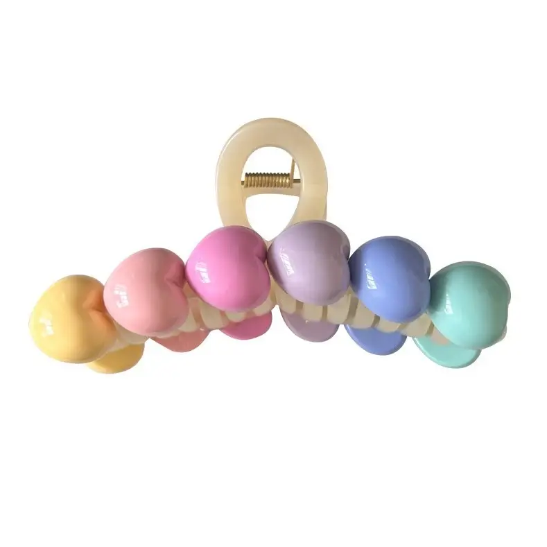 Rainbow Hair Clip for Girls Summer Updo - Image 7