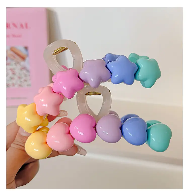 Rainbow Hair Clip for Girls Summer Updo — feature 10