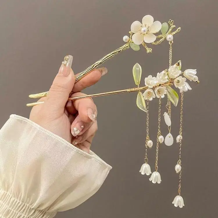 Ancient Flower Hairpin for Women Updo Set - Image 28