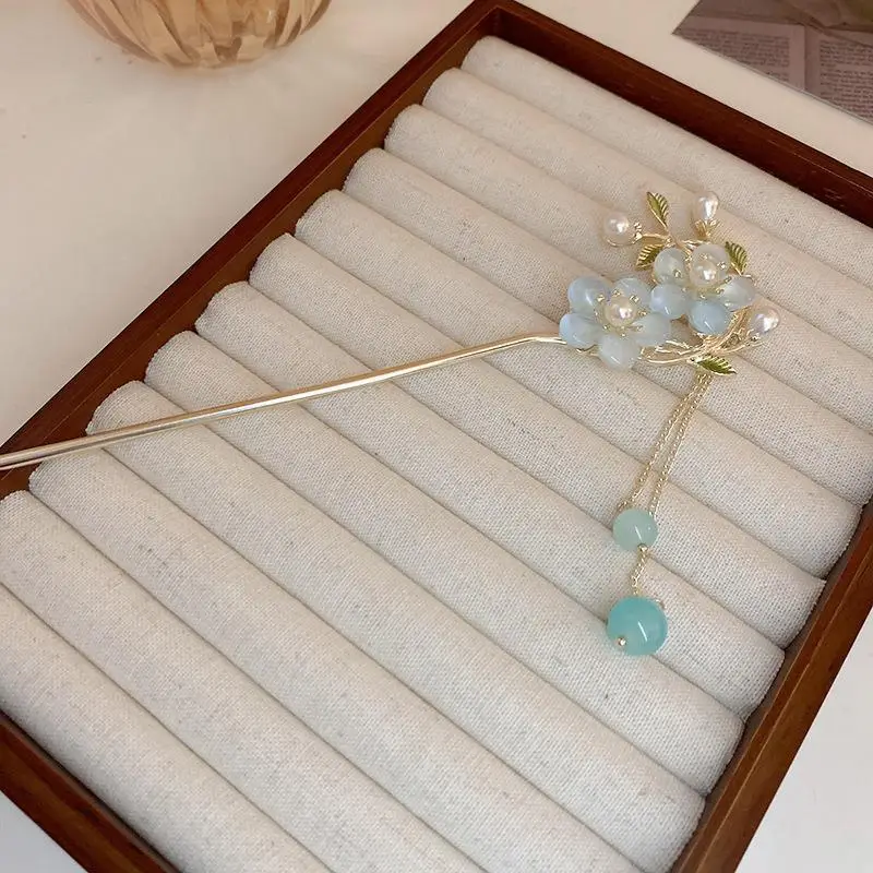 Ancient Flower Hairpin for Women Updo Set - Image 13