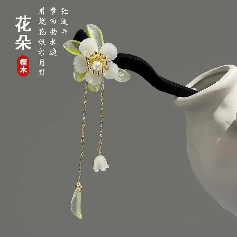 Ancient Flower Hairpin for Women Updo Set - Image 4