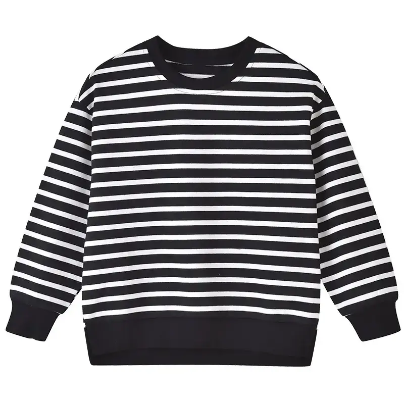 Boys Striped Sweatshirt 2026 Autumn Long Sleeve