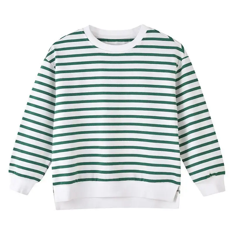Boys Striped Sweatshirt 2026 Autumn Long Sleeve — feature 1