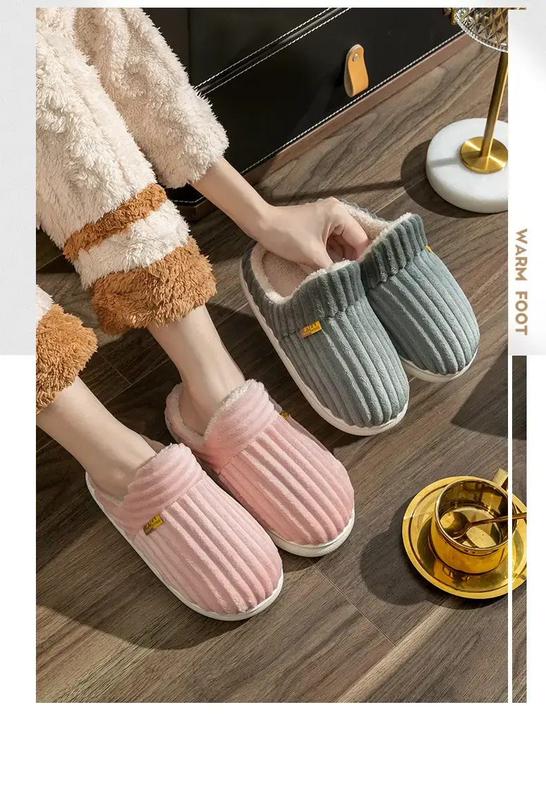 Cotton Moon Slippers Ladies Winter Warm Non-Slip — feature 2