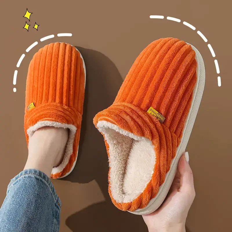 Cotton Moon Slippers Ladies Winter Warm Non-Slip - Image 2