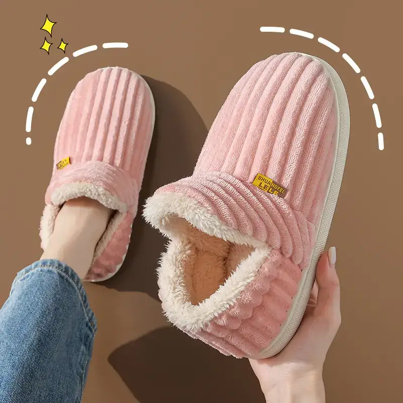 Cotton Moon Slippers Ladies Winter Warm Non-Slip - Image 5