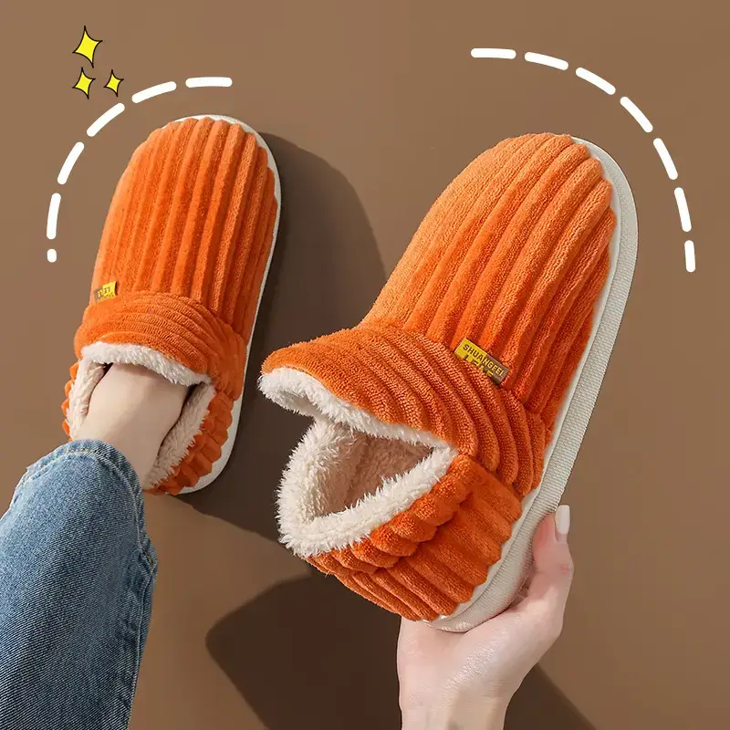 Cotton Moon Slippers Ladies Winter Warm Non-Slip - Image 6