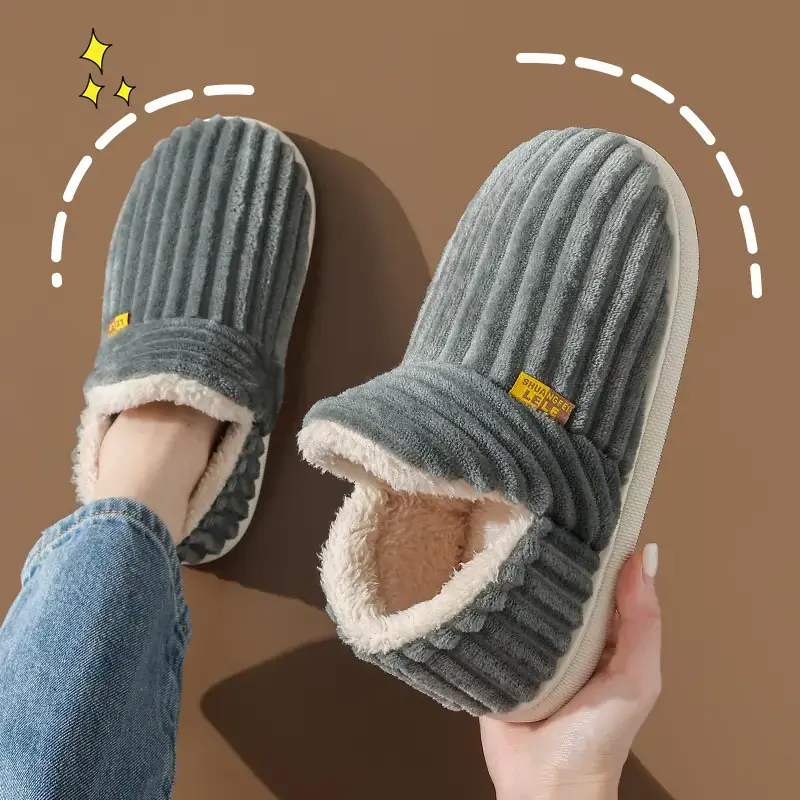 Cotton Moon Slippers Ladies Winter Warm Non-Slip - Image 7