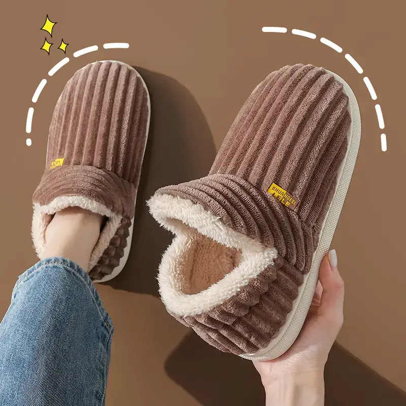 Cotton Moon Slippers Ladies Winter Warm Non-Slip - Image 8