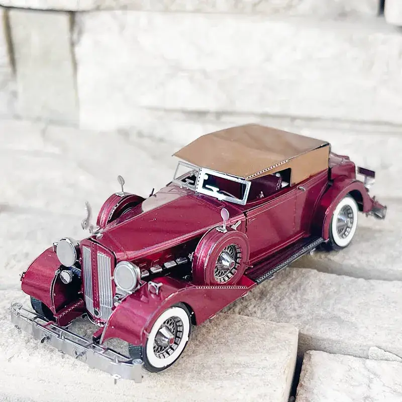 Classic 1934 Packard Car DIY Toy Model 3D Metal Puzzle - Image 7
