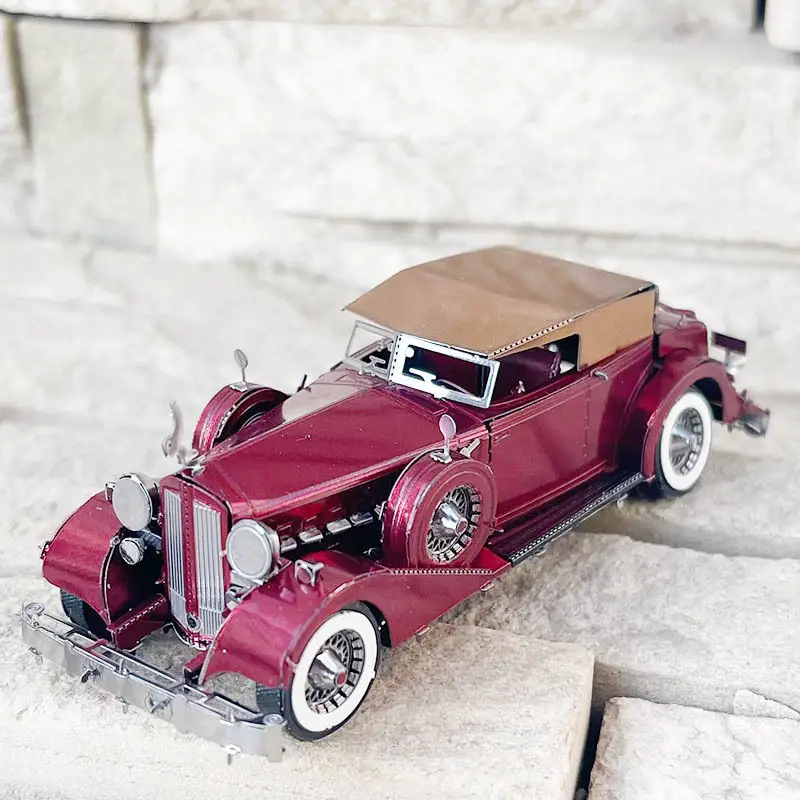 Classic 1934 Packard Car DIY Toy Model 3D Metal Puzzle — feature 2