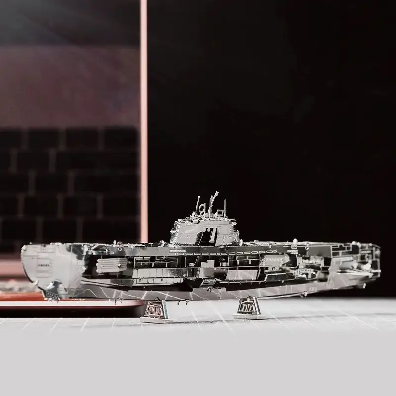 Crazy Model German U-shaped Submarine DIY 3D Glue-free Toy — feature 3