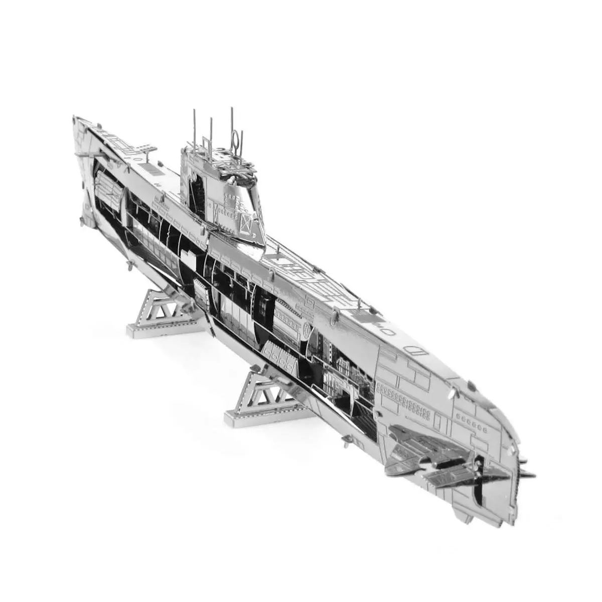Crazy Model German U-shaped Submarine DIY 3D Glue-free Toy — feature 7