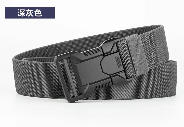 Men's Card Color Tactical Elastic Belt All Match Business — feature 15