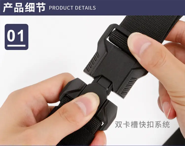 Men's Card Color Tactical Elastic Belt All Match Business — feature 9