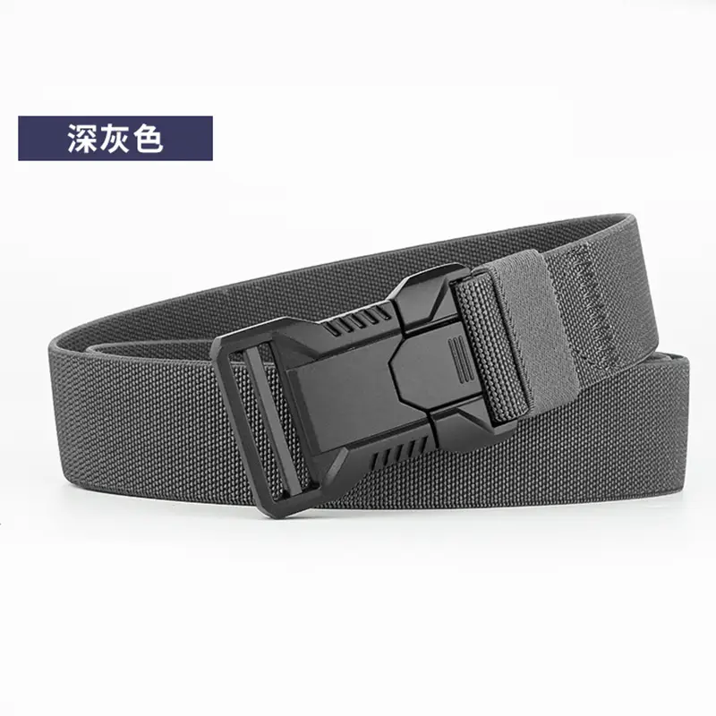 Men's Card Color Tactical Elastic Belt All Match Business