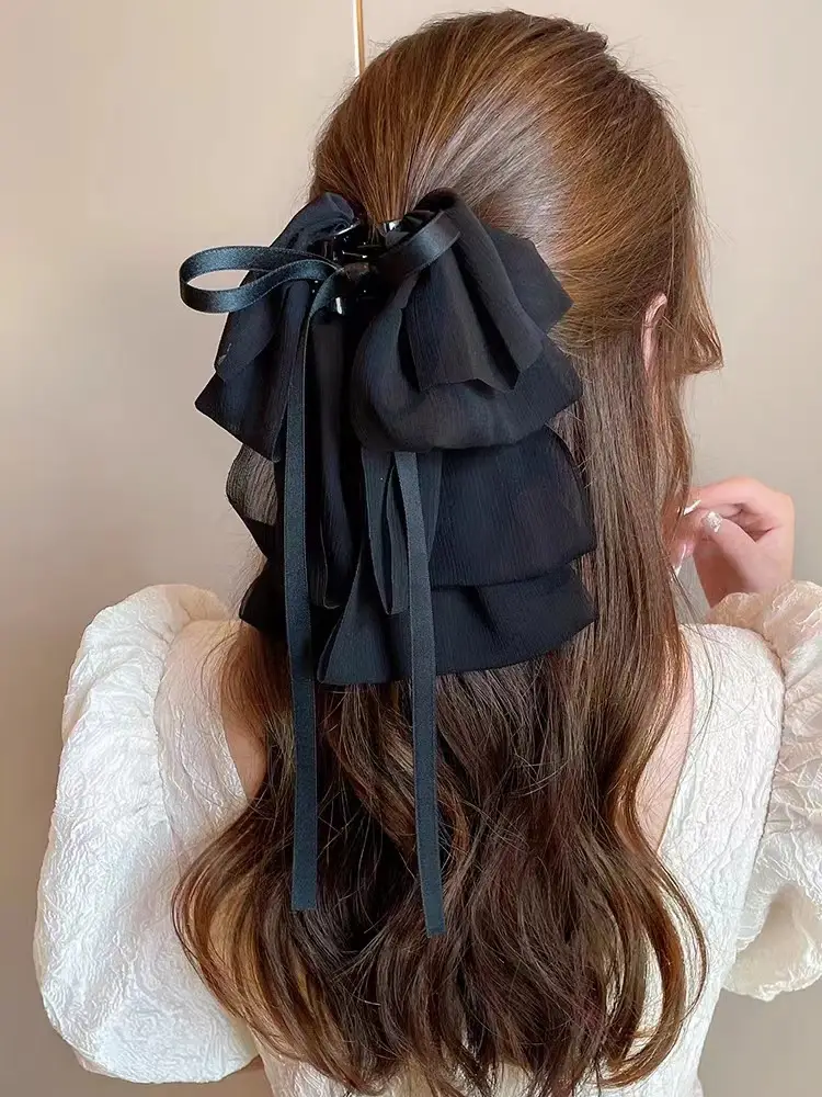 New Double-Sided Mesh Cloud Clip for Women - Image 6