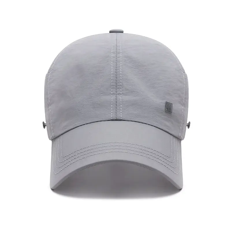 White Men's Hollow Cap with Duck Tissue Sunshade - Image 8