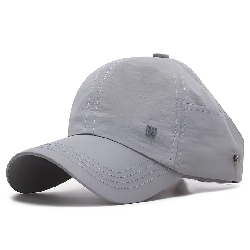 White Men's Hollow Cap with Duck Tissue Sunshade - Image 5