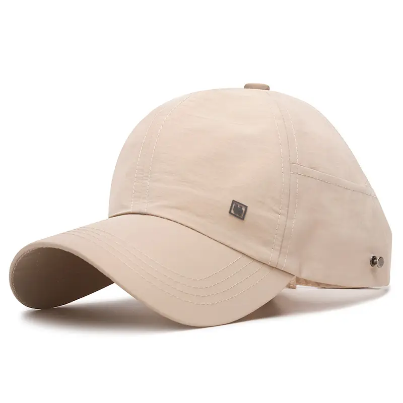 White Men's Hollow Cap with Duck Tissue Sunshade - Image 6