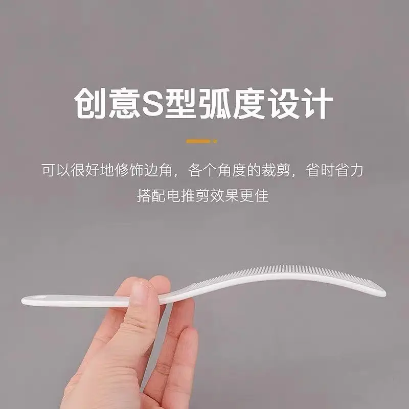 Flat Curved Hair Comb for Men Salon Use - Image 12
