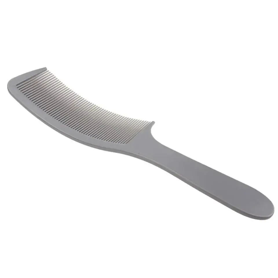 Flat Curved Hair Comb for Men Salon Use - Image 9