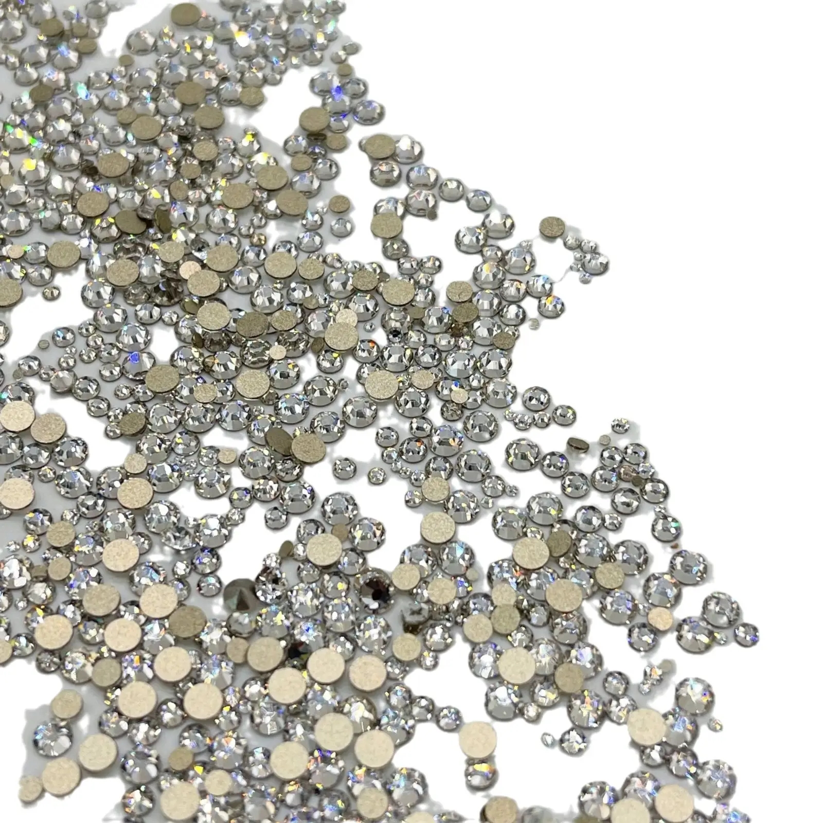33 Cut Flats Bottom Round White Imitation Jewelry