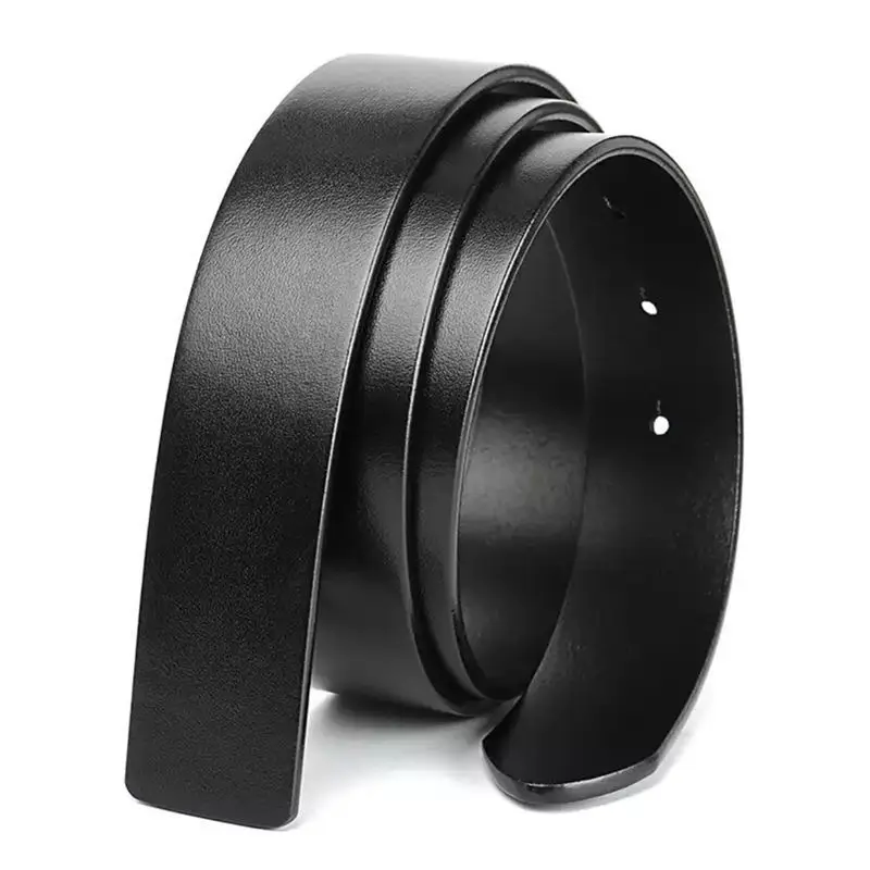 Unleaded Leather Belt Body 3.8 Wide Antique Buckle