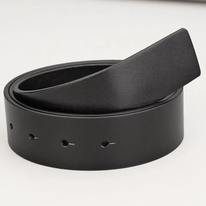Unleaded Leather Belt Body 3.8 Wide Antique Buckle — feature 1