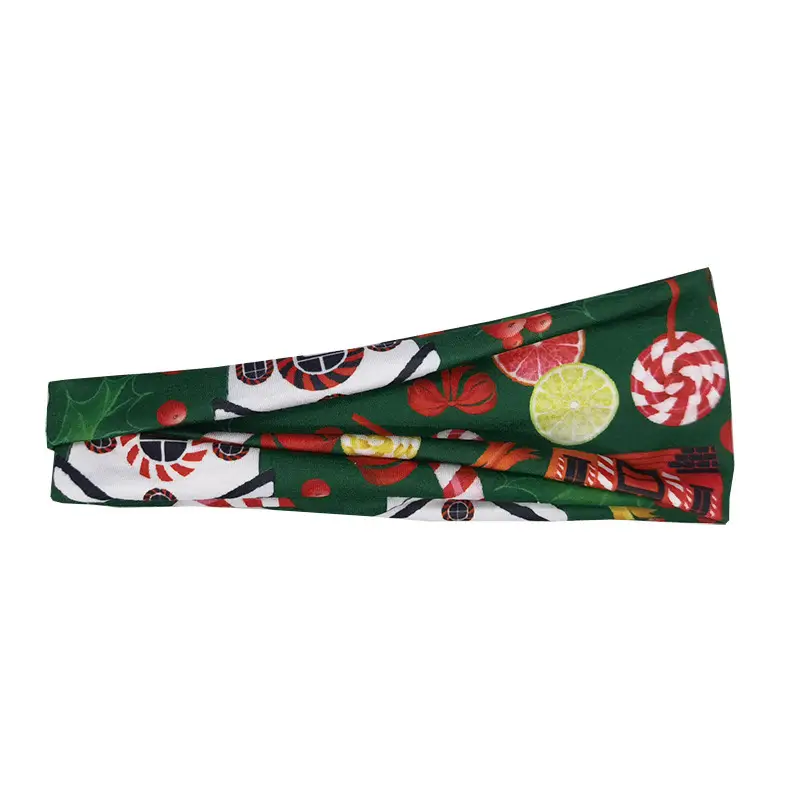 Christmas Sweat Absorbent Headbands for Fitness & Yoga