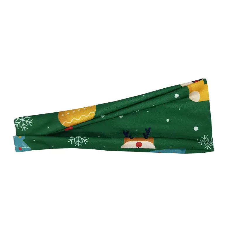 Christmas Sweat Absorbent Headbands for Fitness & Yoga