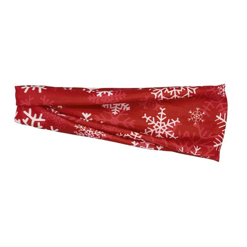 Christmas Sweat Absorbent Headbands for Fitness & Yoga