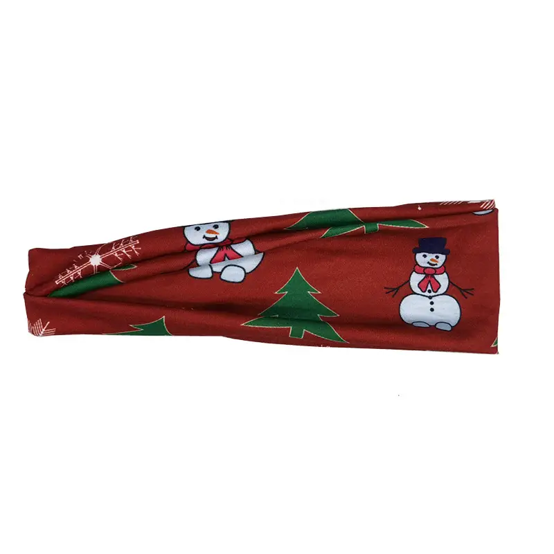 Christmas Sweat Absorbent Headbands for Fitness & Yoga
