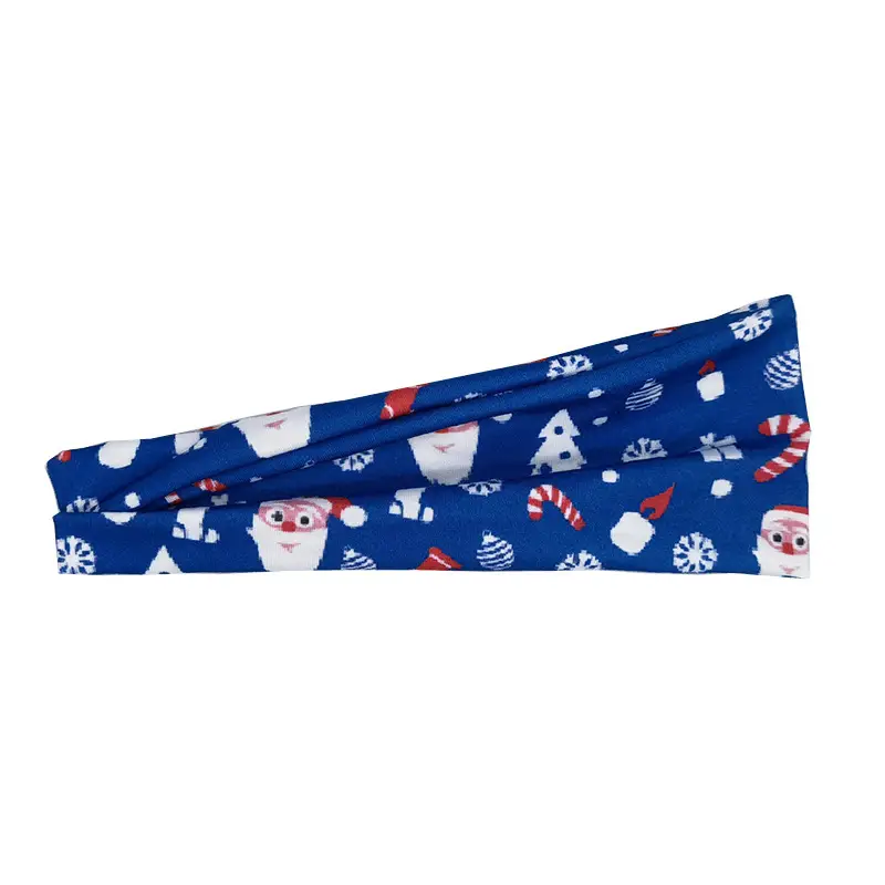 Christmas Sweat Absorbent Headbands for Fitness & Yoga