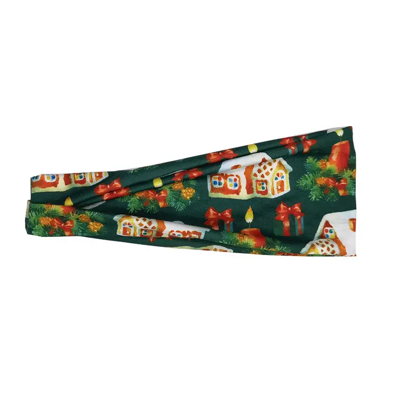 Christmas Sweat Absorbent Headbands for Fitness & Yoga