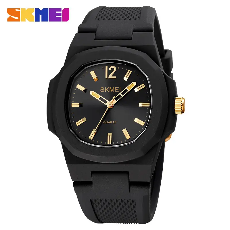 Men's Black Waterproof Quartz Watch for Youth - Image 5
