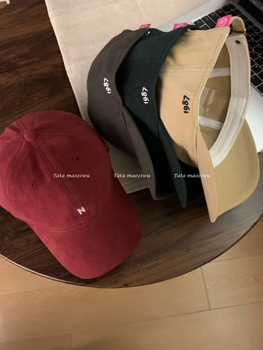 Japanese Style Soft Baseball Cap with Letter Embroidery