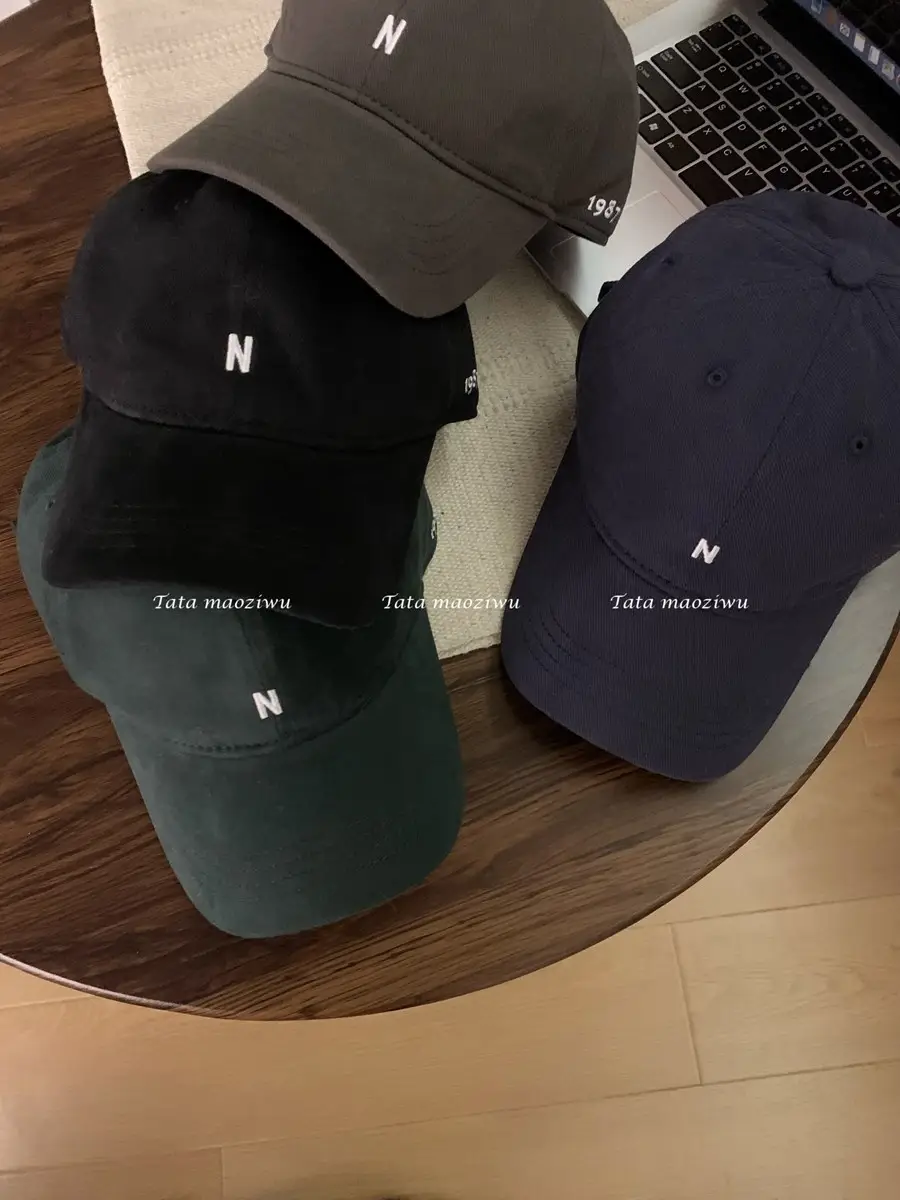 Japanese Style Soft Baseball Cap with Letter Embroidery