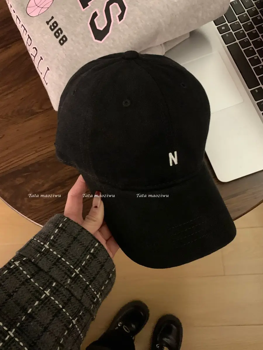 Japanese Style Soft Baseball Cap with Letter Embroidery